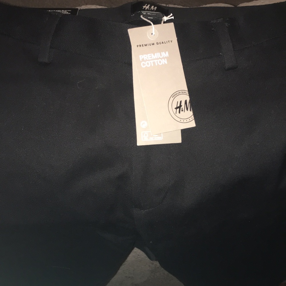 Men’s slim fit dress pants 100% cotton